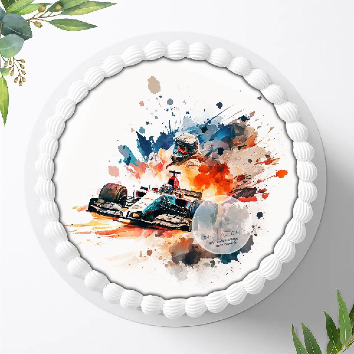 Formel 1 Tortenaufleger , Ø 20cm, 1309z